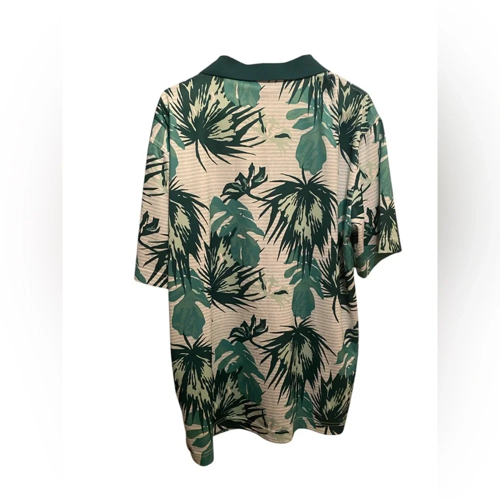 Bundle of Floral Print golf‎ polos. Brands include Adidas and Monterey. Size XL